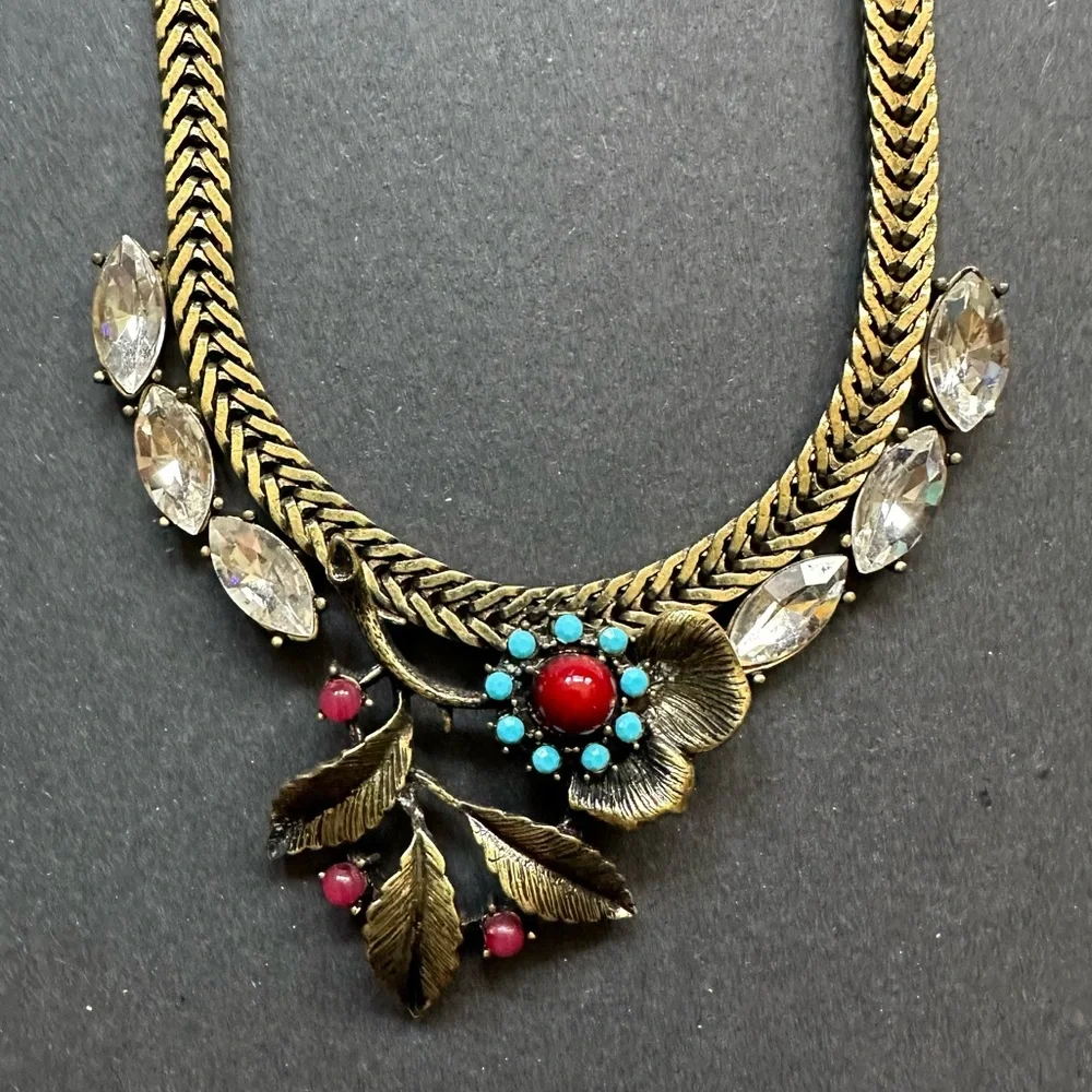 Anthro “Broderie Necklace” - Picture 5 of 8